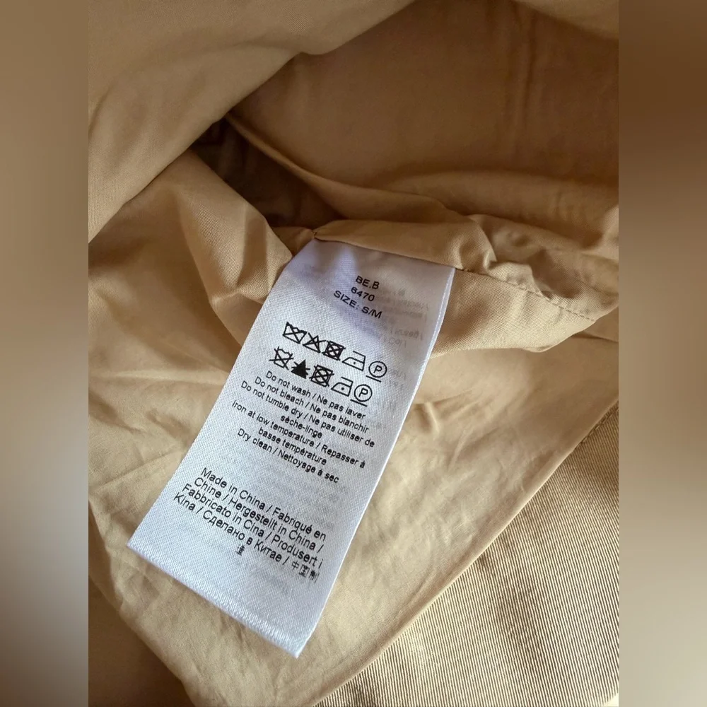 GANNI Camel Twill Midi Jacket - Picture 10 of 12
